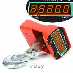 3Ton/6600lbs Industrial Hanging Crane Scale Heavy Duty LED Digital Hanging Scale