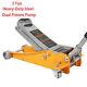 3ton Heavy-duty Steel Floor Jack With Dual Piston Pump Lifting Range 3.35-18.5