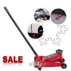 3Ton Heavy Duty Steel Floor Jack with Rapid Pump Lift Car Vehicle Garage Shop