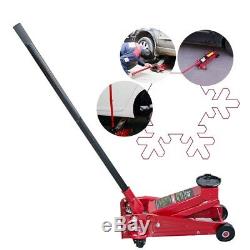 3Ton Heavy Duty Steel Floor Jack with Rapid Pump Lift Car Vehicle Garage Shop