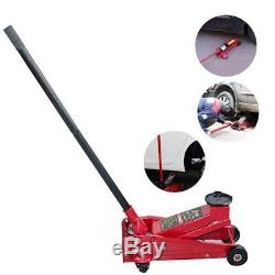 3Ton Heavy Duty Steel Floor Jack with Rapid Pump Lift Car Vehicle Garage Shop