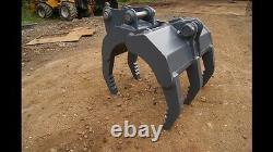 3-4 Ton Heavy Duty Excavator Grapple CAT HYUNDAI CASE VOLVO