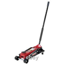 3.5-Ton Fast Lift Heavy-Duty Garage Floor Jack with Swivel Saddle