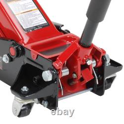 3.5-Ton Fast Lift Heavy-Duty Garage Floor Jack with Swivel Saddle