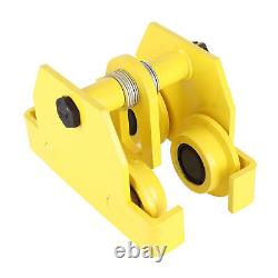 3 Ton Capacity Manual Trolley Heavy Duty Steel I Beam-Single Track Trolley For