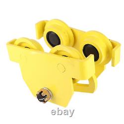 3 Ton Capacity Manual Trolley Heavy Duty Steel I Beam-Single Track Trolley For