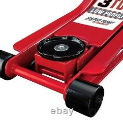 3 Ton FLOOR JACK Heavy Duty Steel Low Profile Rapid Pump Show Car Low Rider Jack