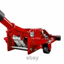 3 Ton FLOOR JACK Heavy Duty Steel Low Profile Rapid Pump Show Car Low Rider Jack