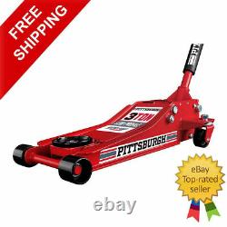 3 Ton FLOOR JACK Heavy Duty Steel Low Profile Rapid Pump Show Car Low Rider Jack