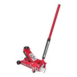 3 Ton Floor Jack Heavy Duty Steel Hydraulic Rapid Pump Show Car Jack