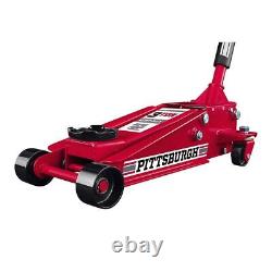 3 Ton Floor Jack Heavy Duty Steel Hydraulic Rapid Pump Show Car Jack