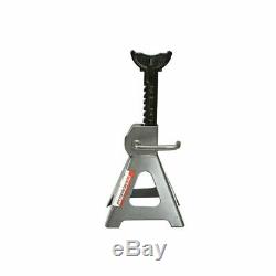 3 Ton Floor Jack Steel Ultra LOW PROFILE Heavy Duty and FOUR 3 Ton Jack Stands