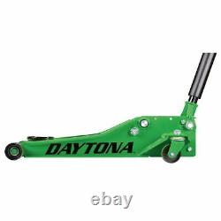 3 Ton Floor Professional Jack Heavy Duty Low Profile Rapid Quick Pump Daytona