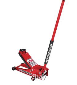 3 Ton HEAVY DUTY Steel Low Profile Rapid Pump Floor Jack Lifts in 3-1/2 pumps