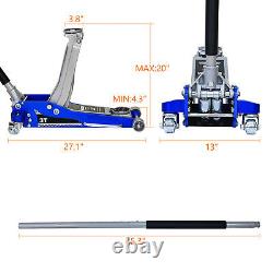 3 Ton Heavy Duty Car Hydraulic Low Profiles Floor Jack Service/Floor Garage Jack