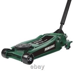 3 Ton Heavy Duty Floor Jack Low Profile Center Weight Garage Shop Gear Car Lift