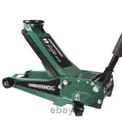 3 Ton Heavy Duty Floor Jack Low Profile Center Weight Garage Shop Gear Car Lift