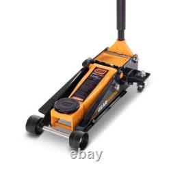 3-Ton Heavy-Duty Floor Jack with Dual Piston Quick Lift
