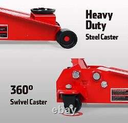 3 Ton Heavy Duty Hydraulic Car Jack Capacity Fast Lift Service Jack Steel