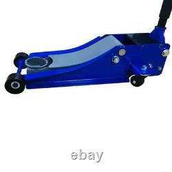 3 Ton Heavy Duty Hydraulic Floor Jack For Truck Trailer Car Steel Blue