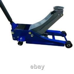 3 Ton Heavy Duty Hydraulic Floor Jack For Truck Trailer Car Steel Blue