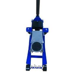 3 Ton Heavy Duty Hydraulic Floor Jack For Truck Trailer Car Steel Blue