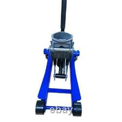 3 Ton Heavy Duty Hydraulic Floor Jack For Truck Trailer Car Steel Blue