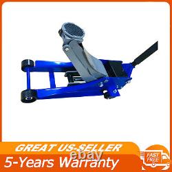 3 Ton Heavy Duty Hydraulic Floor Jack for Truck Trailer Car Steel Blue