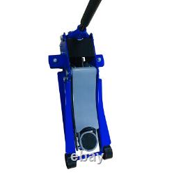 3 Ton Heavy Duty Hydraulic Floor Jack for Truck Trailer Car Steel Blue