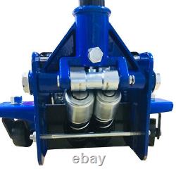 3 Ton Heavy Duty Hydraulic Floor Jack for Truck Trailer Car Steel Blue