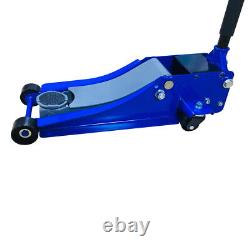 3 Ton Heavy Duty Hydraulic Floor Jack for Truck Trailer Car Steel Blue