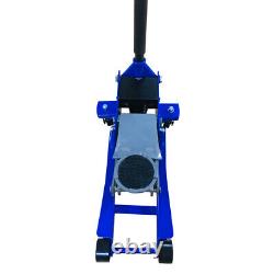 3 Ton Heavy Duty Hydraulic Floor Jack for Truck Trailer Car Steel Blue US