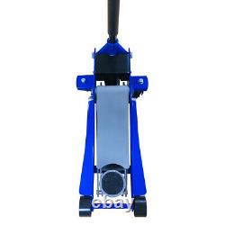 3 Ton Heavy Duty Hydraulic Floor Jack for Truck Trailer Car Steel Blue US