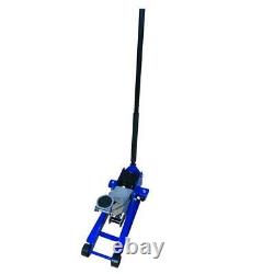 3 Ton Heavy Duty Hydraulic Floor Trolley Jack for Truck Trailer Car Steel Blue