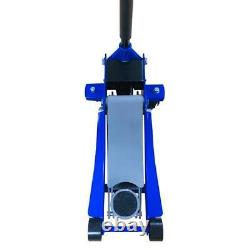 3 Ton Heavy Duty Hydraulic Floor Trolley Jack for Truck Trailer Car Steel Blue