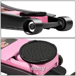 3 Ton Heavy Duty Steel Low Profile Hydraulic Floor Jack with Dual Piston Pink