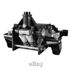 3 Ton Heavy Duty Steel Ultra Low Profile Floor Jack Rapid Pump Car Pump BLACK