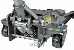 3 Ton Heavy Duty Steel Ultra Low Profile Floor Jack Rapid Pump Car Pump Lowrider