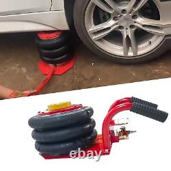 3 Ton Heavy Duty Triple Air Bag Jack Lift Up To 18 Red Fits Car eBay