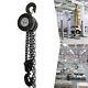 3 Ton Heavy Duty Warehouse Hand Chain Hoist Hooks Building Lift Hoist 6614lbs