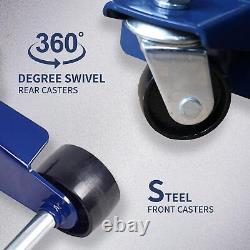 3 Ton Heavy-duty Floor Jack, Steel Hydraulic Jack with Double Pumps