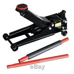 3-Ton Low Profile Floor Jack Heavy Duty Dual Rapid Pump Hydraulic Car Lifter