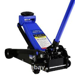 3 Ton Low Profile Floor Jack Heavy-duty Steel Single Piston Hydraulic Pump