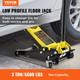 3 Ton Low Profile Heavy Duty Floor Jack Dual Pistons Quick Lift 3.35 To