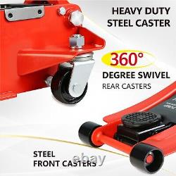 3 Ton Low Profile heavy duty steel Hydraulic Floor Jack with Dual Pump