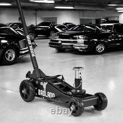 3 Ton Off Road Jack Big Wheel Heavy Duty Floor All Terrain Truck ATV SUV Tools
