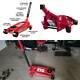 3 Ton Steel Heavy Duty Floor Jack Withrapid Pump Extrawide Casters Universal Joint