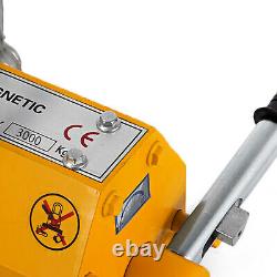 3 Ton Steel Magnetic Lifter Crane Hoist Lifting Magnet 3000KG Heavy Duty