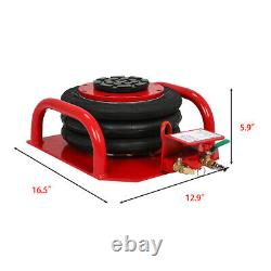 3 Ton Triple Bag Air Jack Pneumatic Jack 6600LBS Quick Lift Heavy Duty Jacking