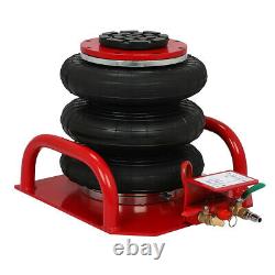 3 Ton Triple Bag Air Jack Pneumatic Jack 6600LBS Quick Lift Heavy Duty Jacking